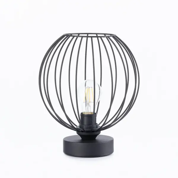 STOLNÍ LAMPA, E27, 25/25/35 cm