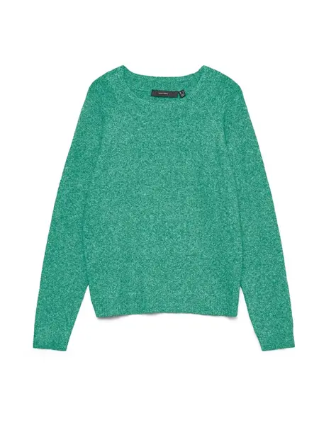 VERO MODA Sveter 'VMDOFFY'  zelená melírovaná