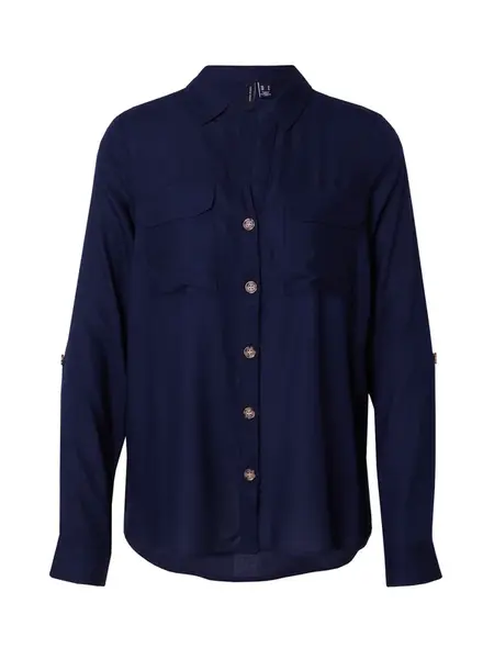 VERO MODA Blúzka 'VMBumpy'  námornícka modrá