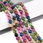 Dyed Natural White Jade Beads Strands
