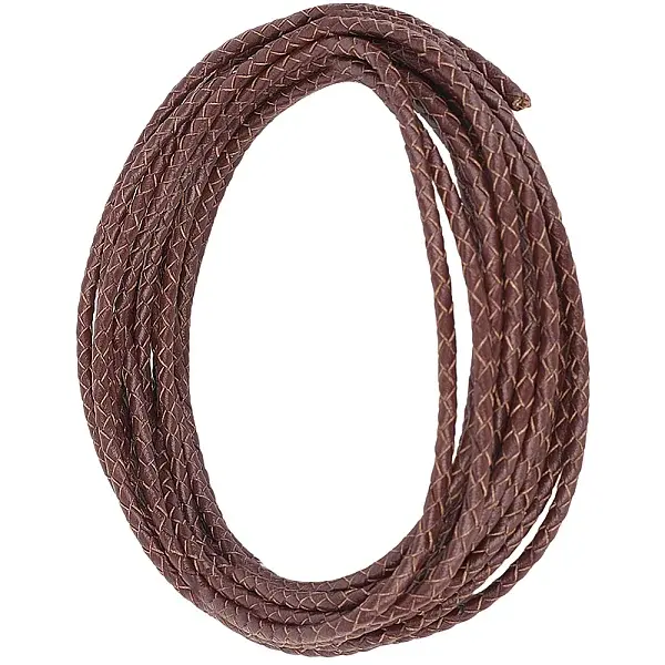5 Yards Braided Leather Cord