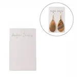 Paper Earring Display Card