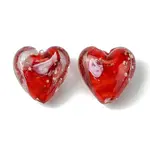Luminous Handmade Gold Sand Lampwork Beads
