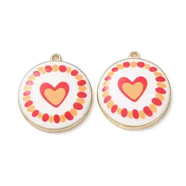 Plating Eco-Friendly Printed Alloy Pendants