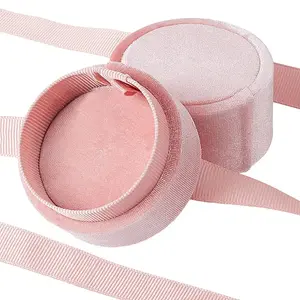 Column Velvet Finger Ring Package Boxes