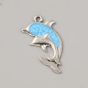 Ocean Theme Alloy Enamel Pendants