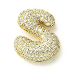 Rack Plating Brass Cubic Zirconia Pendants