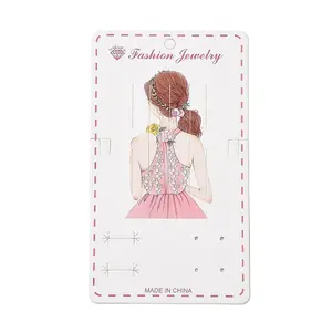 Rectangle Hair Clips Display Cards