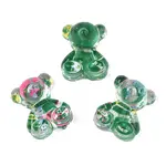 Spray Painted Transparent Acrylic Cabochons