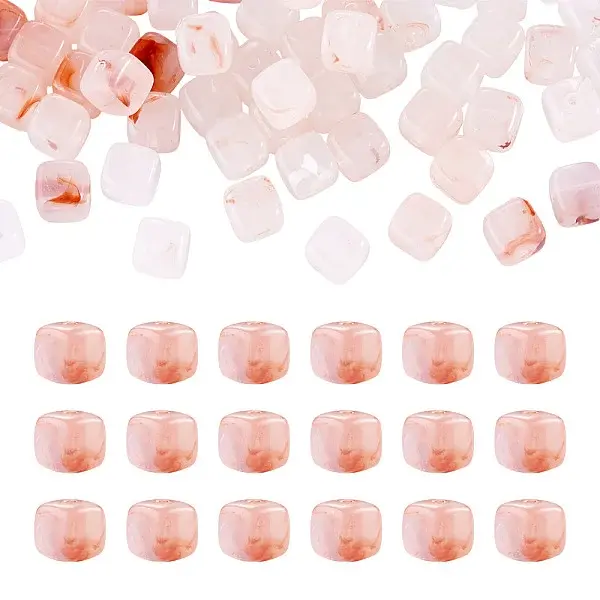 60Pcs Transparent Acrylic Beads
