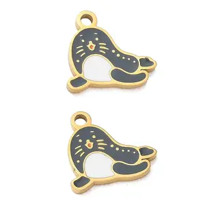 304 Stainless Steel Enamel Pendants