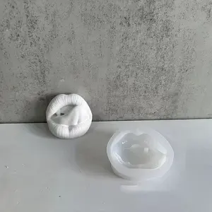 DIY Lip Display Decoration Statue Silicone Molds