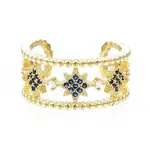 Cubic Zirconia Star Open Cuff Ring