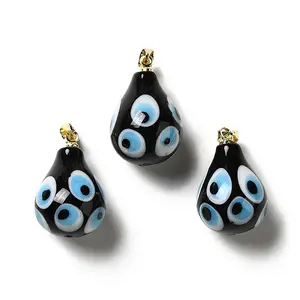Handmade Evil Eye Lampwork Pendants