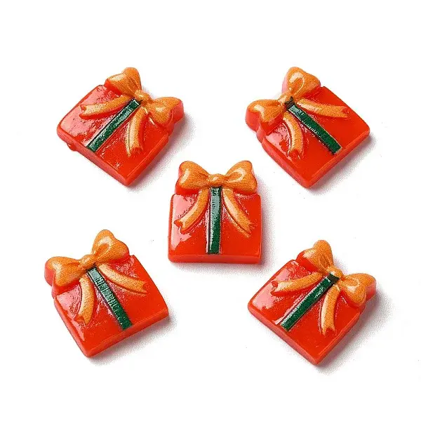 Christmas Opaque Resin Cabochons