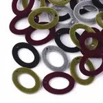 Flocky Acrylic Pendants