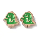 10Pcs Acrylic Enamel Beads