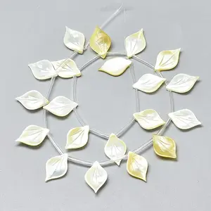 Natural Yellow Shell Pendants