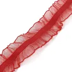 Chinlon Elastic Pleated Lace Trim