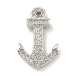 Brass Micro Pave Clear Cubic Zirconia Pendants
