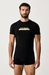 Guess  dvoudílné pyžamo pánské bavlněné s elastanem