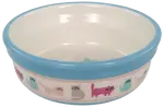 Miska Magic Cat keramická barevné kočky bílá 0,3l
