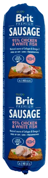 Salám Brit Sausage Chicken & White Fish 800g