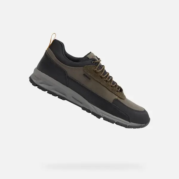 Tmavě zelené pánské tenisky Geox Doray B Abx - Pánské