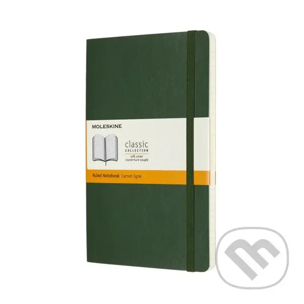 Moleskine - zelený zápisník Soft