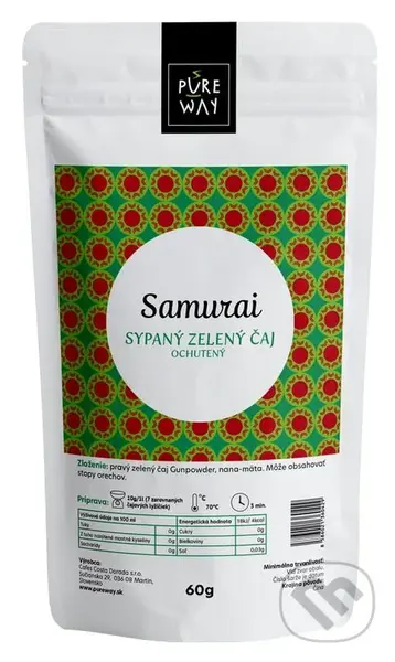 Samurai - sypaný zelený čaj ochutený