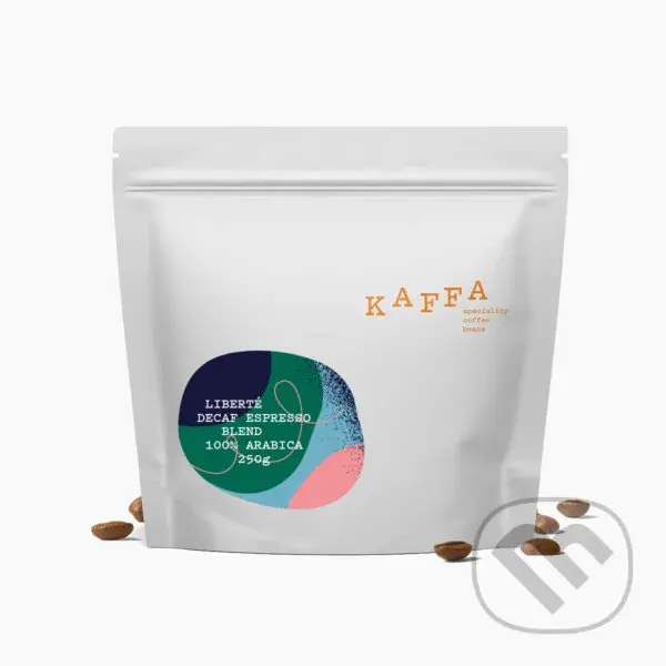 KAFFA LIBERTÉ DECAF ESPRESSO BLEND 100% bezkofeínová  250g