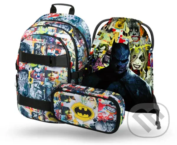 Školní set Baagl Skate Batman Komiks (set 3)