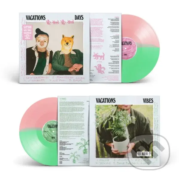 Vacations: Days/Vibes (Pink/Green) LP