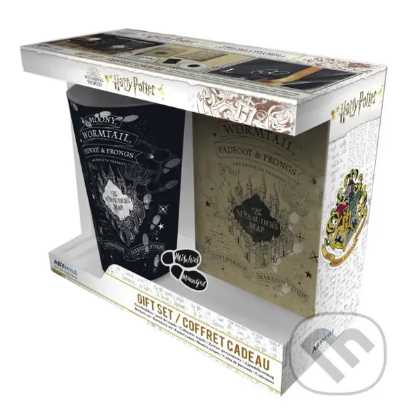 Dárkový set Harry Potter - Pobertův plánek