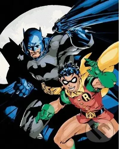 Malování podle čísel: Batman a Robin