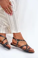 Ploché Kožené Sandály Dámské Maciejka