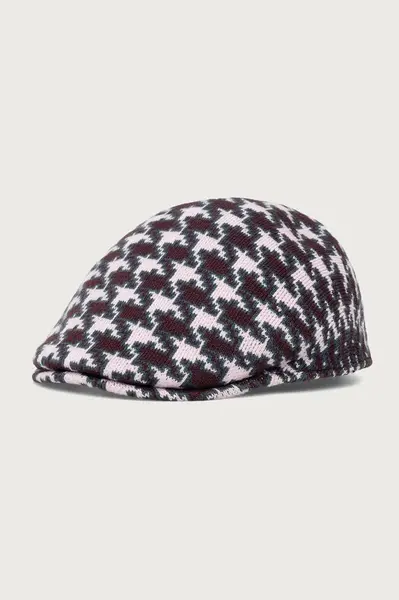Kangol  bekovka dámská s příměsí vlny HOUNDSTOOTH 507