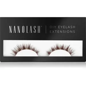 Nanolash DIY Eyelash Extensions sada na domácí prodloužení řas Harmony BROWN 36 ks