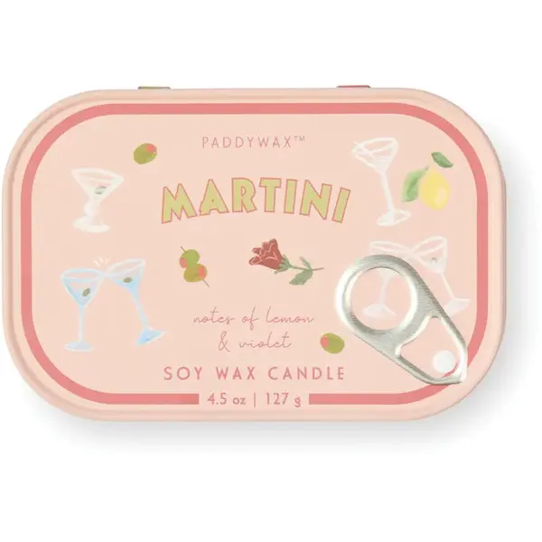 Paddywax Bistro Tin Martini vonná svíčka v plechovce 127 g