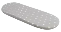 Medi Partners Fitted sheet for a stroller - cotton - White stars on gray
