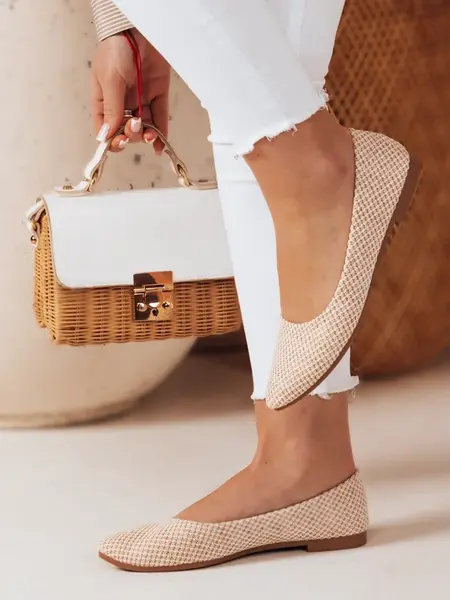 Dámské balerínky GLAMINO bílé