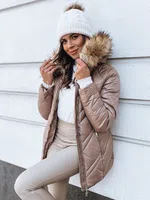Dámská zimní bunda SOLARIS Barva Cappuccino DSTREET