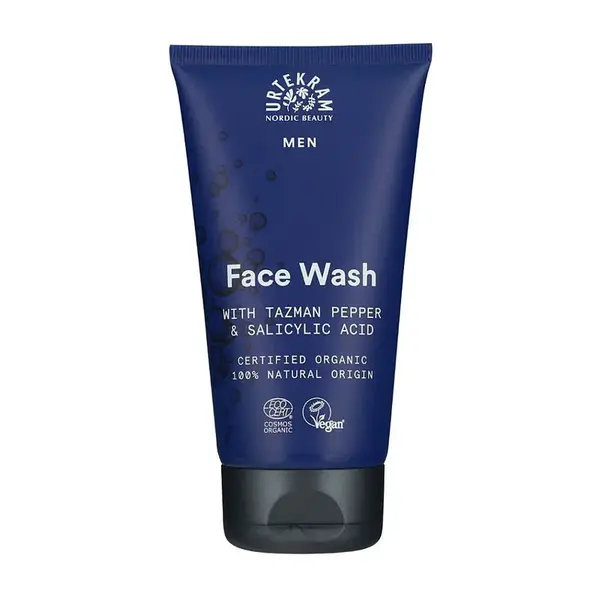 URTEKRAM Pánský mycí gel na obličej BIO 150 ml