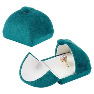 Velvet Finger Ring Package Boxes
