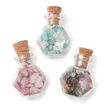3Pcs Glass Wishing Bottle Decorations