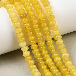 Dyed Natural White Jade Beads Strands