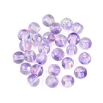 Electroplate Transparent Glass Beads
