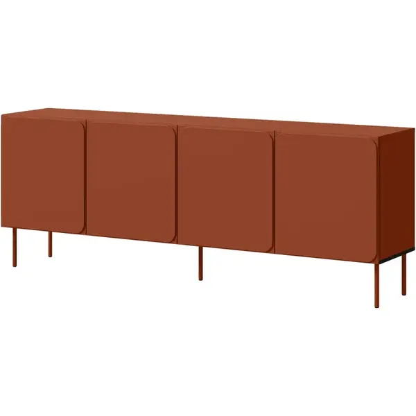 Komoda 200 4d Rafael Brick Red