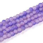 Crackle Glass Beads Strands