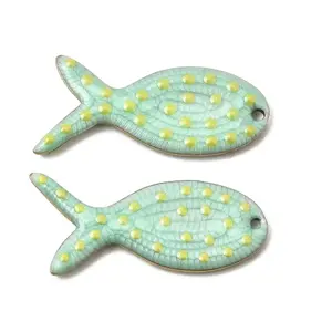 304 Stainless Steel Enamel Pendants